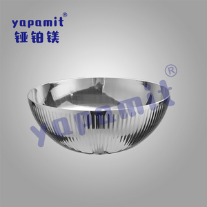 Yapamit YT008 Ciotole Karahi in acciaio inossidabile martellato Trp-ply per piatti freddi e sacchi