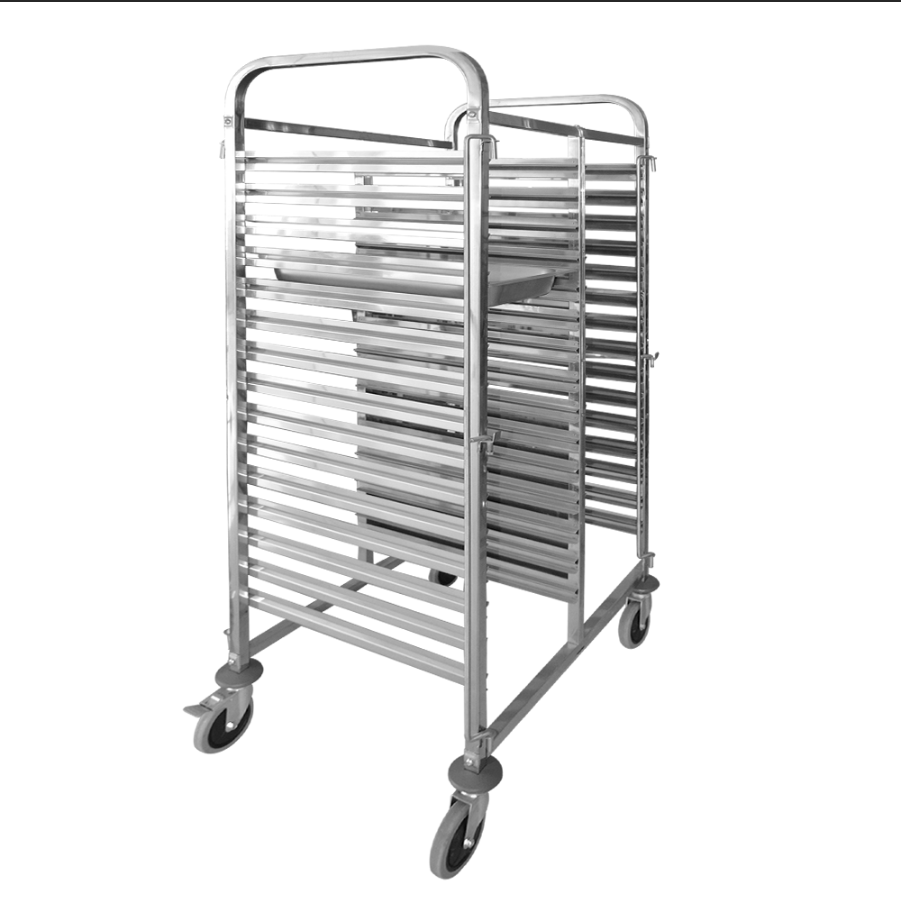 Carrello portabagagli GN a doppia fila Yapamit X1303 in Acciaio Inox